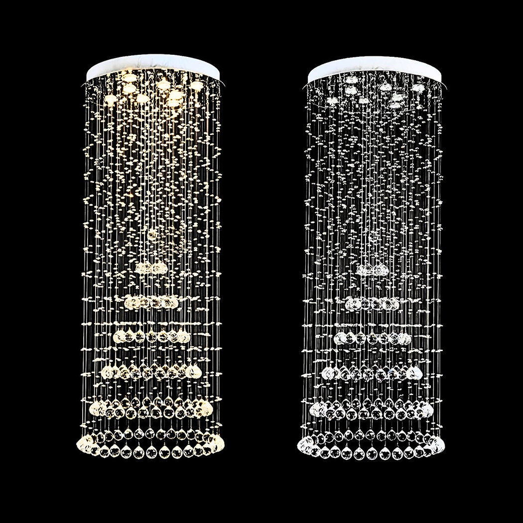 Modern Cascade Cylindrical Chandelier chandelier image