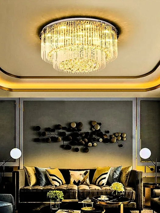 Aurielle Luxe Circular Crystal Chandelier chandelier image