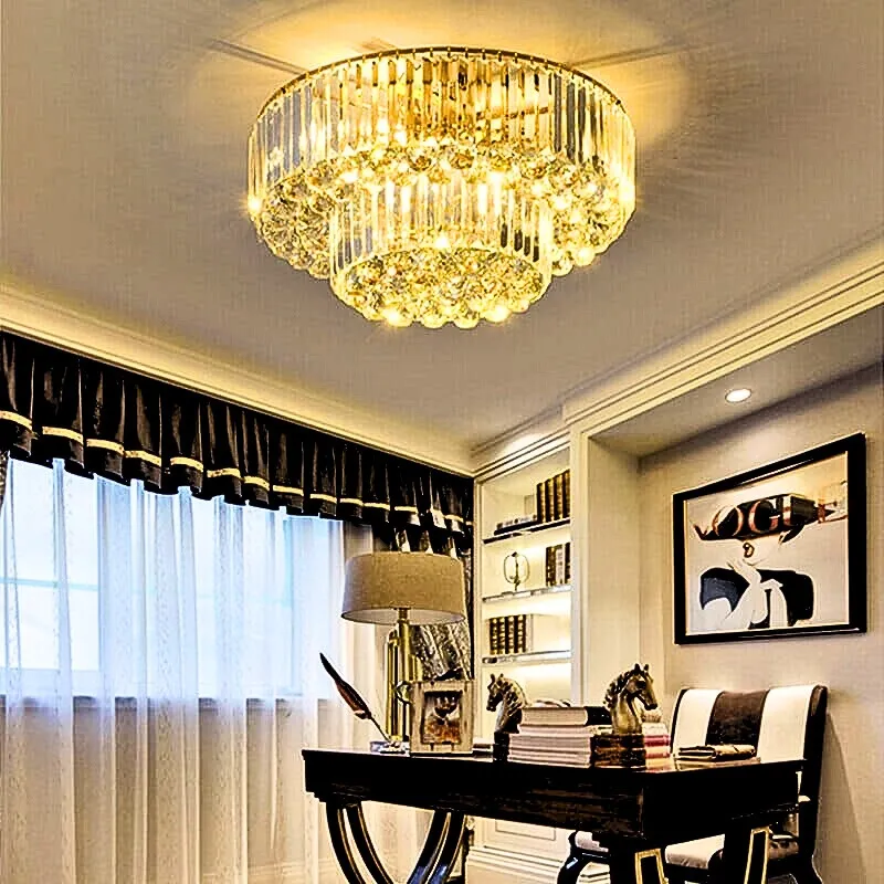 Aurielle Luxe Circular Crystal Chandelier chandelier image